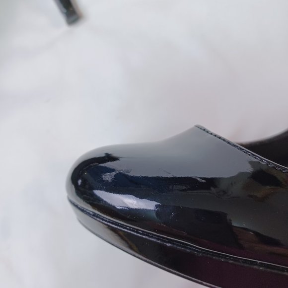 Alfani Step N Flex Black Patent Leather Platform Pumps Size 11 - Picture 8 of 10